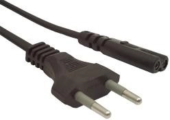 Power Cable C8 2-pin 1.8 m with VDE Certification