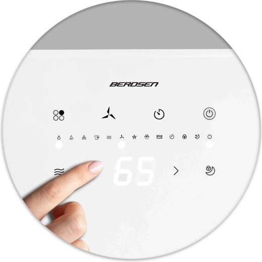 Controllo touch intelligente con LCD