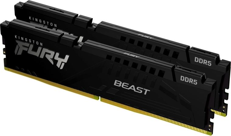 Memoria Kingston Fury Beast DDR5 64GB (2x32GB) 6000MHz CL30 EXPO nera