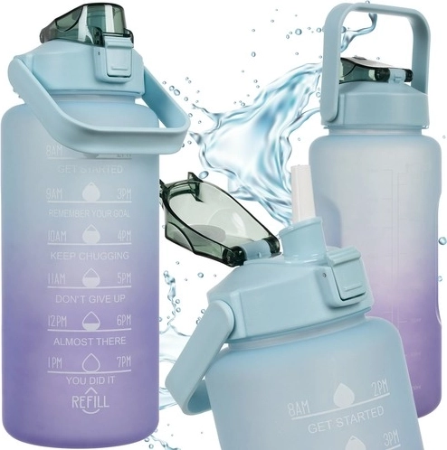 Motivational Water Bottle TRIZAND 2L