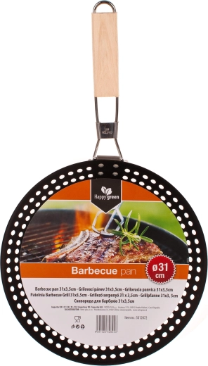 31 cm diameter and non-stick surface