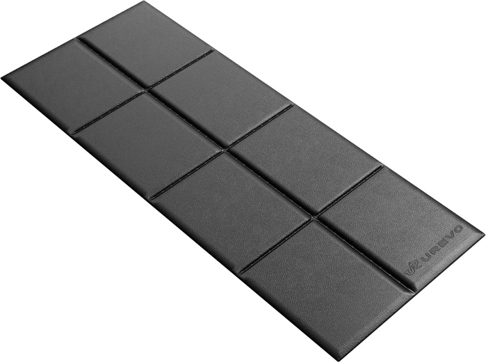 UREVO fitness equipment mat 160 × 65 cm black