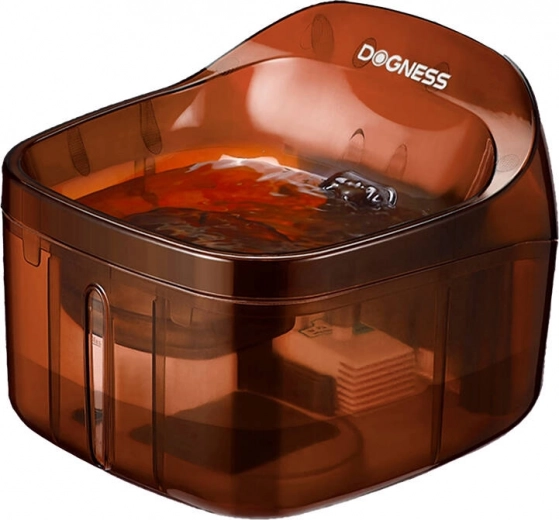 Smart fountain for dogs and cats DOGNESS D01 2 L, brown