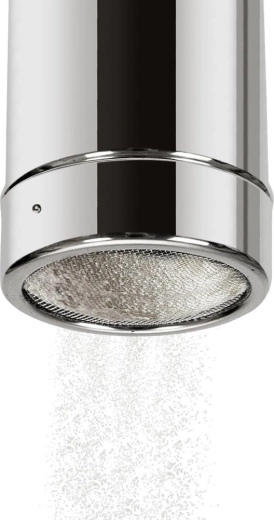 Fin og jævn drysning uden klumper