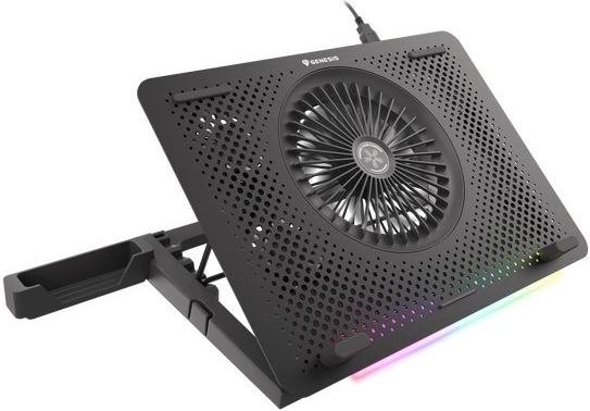 Base di raffreddamento per notebook GENESIS Oxid 450 RGB 15,6"