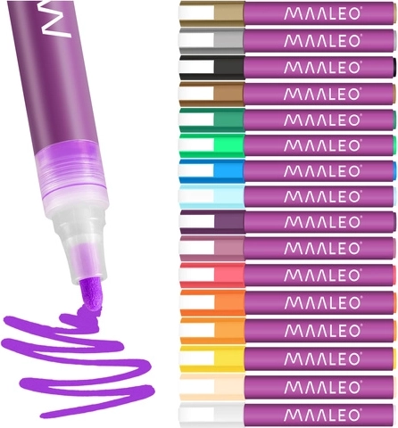 16 colori vivaci a rapida asciugatura