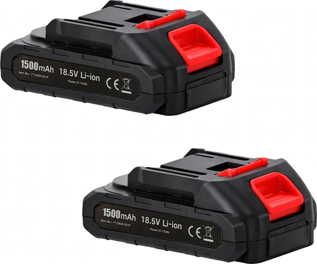 Two batteries for longer runtime