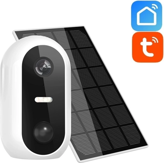Solight baterijska Wi‑Fi sigurnosna kamera sa solarnim panelom