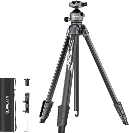 Treppiede da viaggio in alluminio Neewer LT07 con testa a sfera
