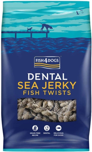 Fish4Dogs tandgodbidder til hunde af havfisk – ruller 500 g