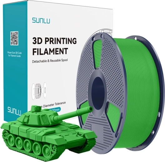 Sunlu PLA+ High‑Speed filament 1.75 mm – green