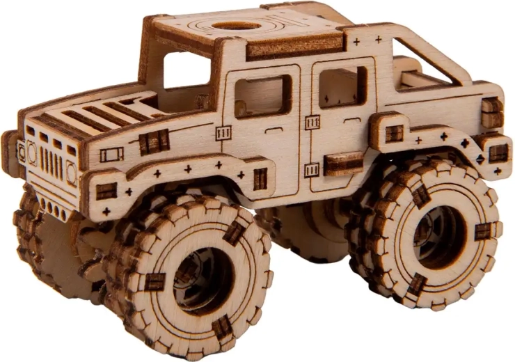 Wooden 3D Puzzle – Monster Truck 2