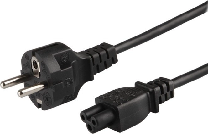 Voedingskabel klaverblad IEC C5 1,8 m – verpakking 10 stuks CL-81