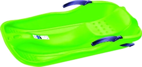 Race plastic sled with brake for children