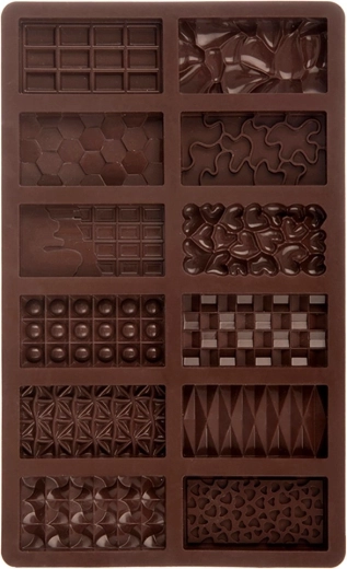 Silikónová forma na čokoládu 27,5 × 17 cm