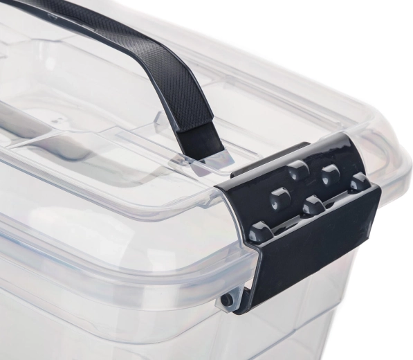 Coperchio sicuro con clip robuste