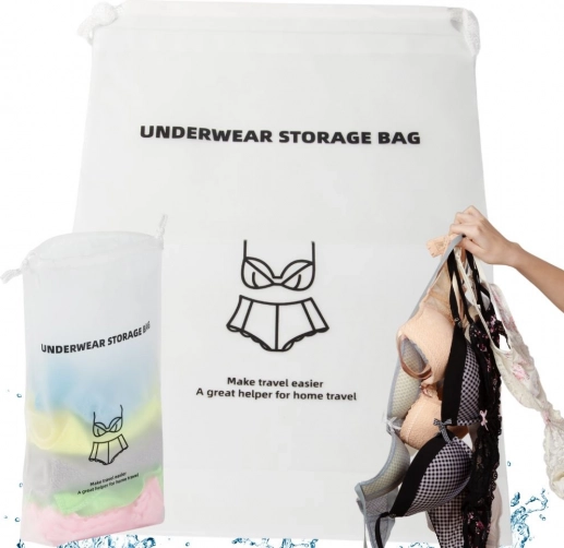Travel waterproof organizer for underwear for suitcase
