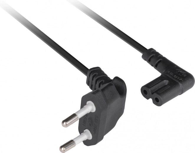 Connettore IEC C7 angolato per spazi ristretti