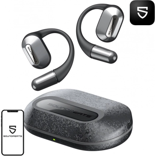 Cuffie wireless Soundpeats HearFit nere