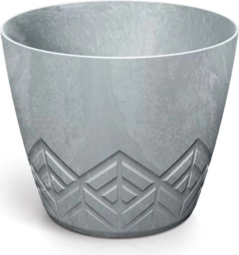 Planter with concrete effect 19.8 cm