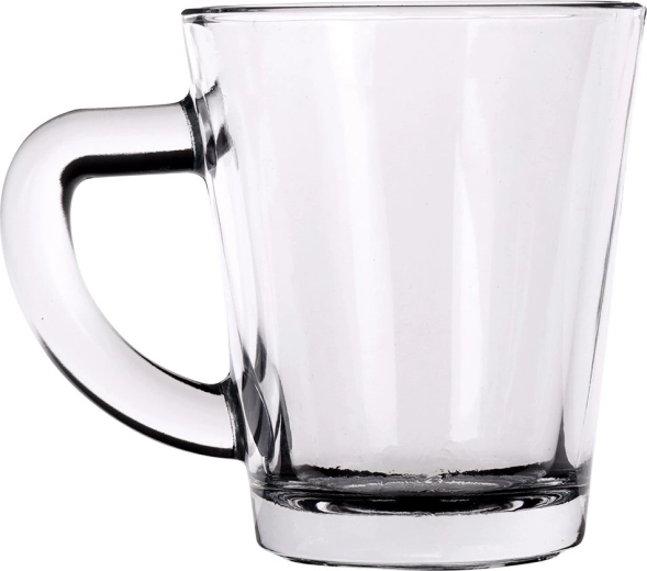 Robustes, klares Glas mit bequemem Henkel