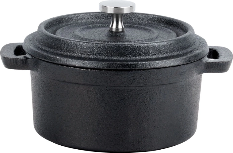 Massives Gusseisen für gleichmäßige Wärme