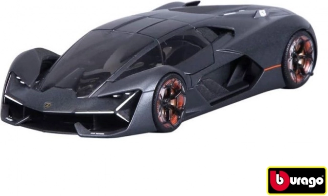 Metal Model Car Bburago 1:24 Lamborghini Terzo Millenio Gray