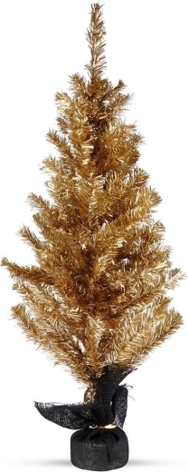 Zlatno stolno božićno drvce 90 cm