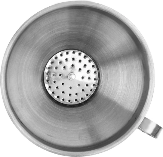 Herausnehmbares Sieb für sauberes Umfüllen