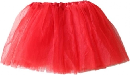 Red tulle tutu skirt for kids – carnival, ballet, dance performances
