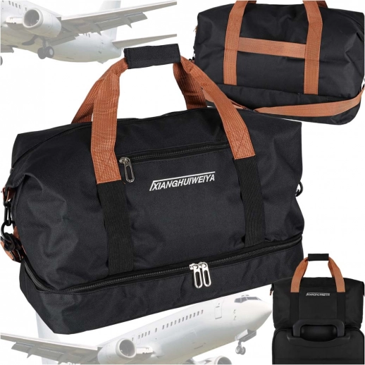 Travel sports bag 58 × 34 cm black
