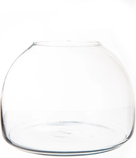 Prozirna vaza od recikliranog stakla 22 × 22 × 16 cm
