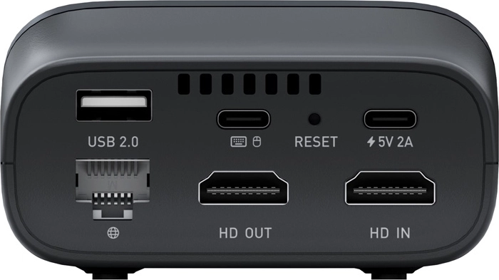 Kompletní konektivita: HDMI, USB, Ethernet i napájení přes USB‑C