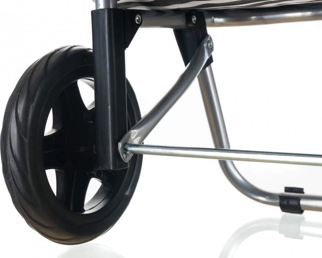 Large plastic wheels for smooth movement