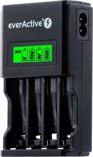 Black Charger everActive NC-450 for AA/AAA Batteries