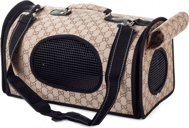 Tekstylowa torba transportowa dla psów i kotów 40,5 × 23,5 × 22,5 cm