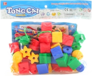 Grandes perles à enfiler pour enfants