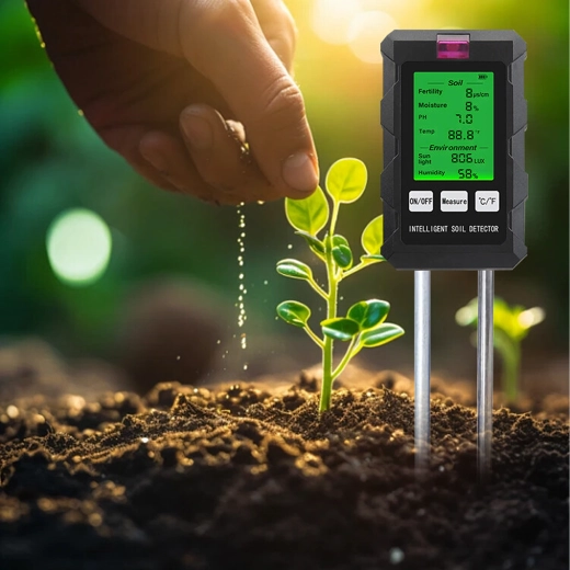 Easy operation and readable LCD display