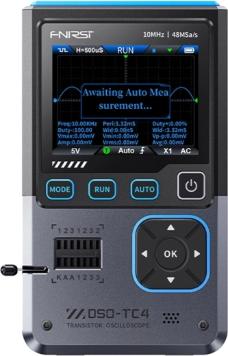 Mini oscilloscope portable 3 en 1 Fnirsi DSO-TC4