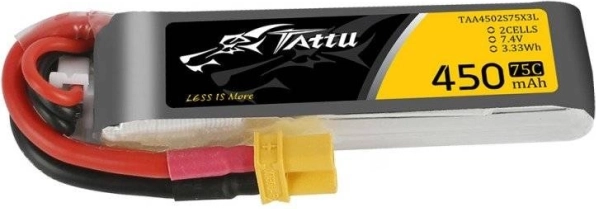 Tattu LiPo Battery 450mAh 7.4 V 75C