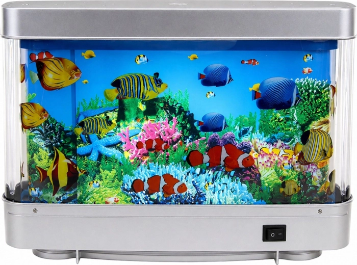 Realistischer Aquariumeffekt mit 3D-Eindruck