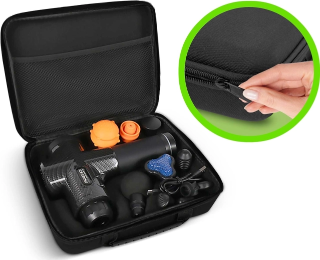 Compact travel set with a hard case