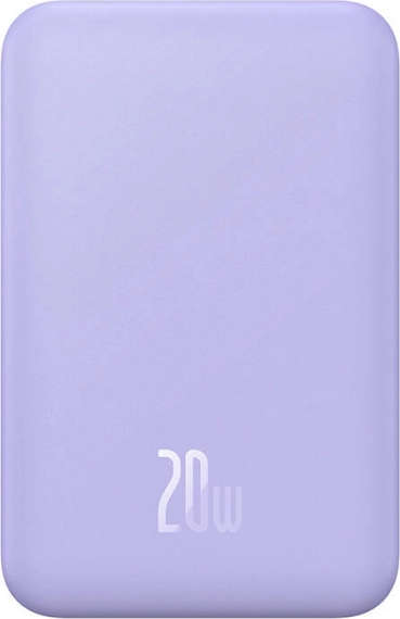 Power bank magnetica mini BASEUS 5000 mAh 20W viola