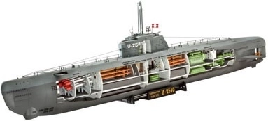 German Type XXI Submarine (U-Boat Type XXI) – model kit
