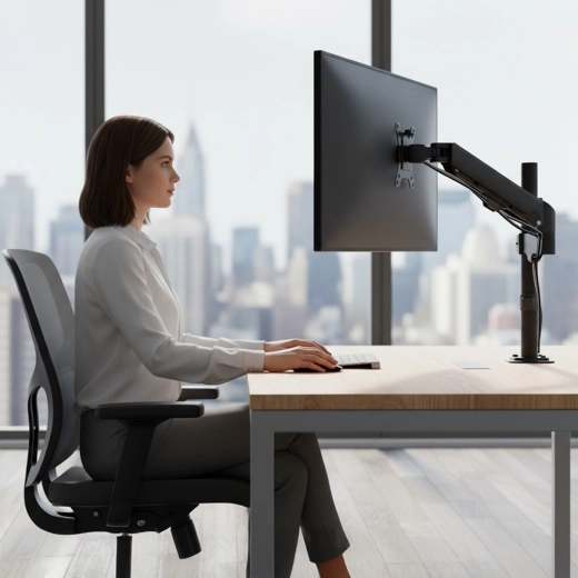 Ergonomie et plus d’espace sur le bureau