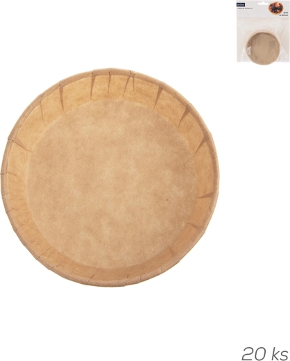 Moules en papier pour tartelettes 10,5 cm (20 pcs)