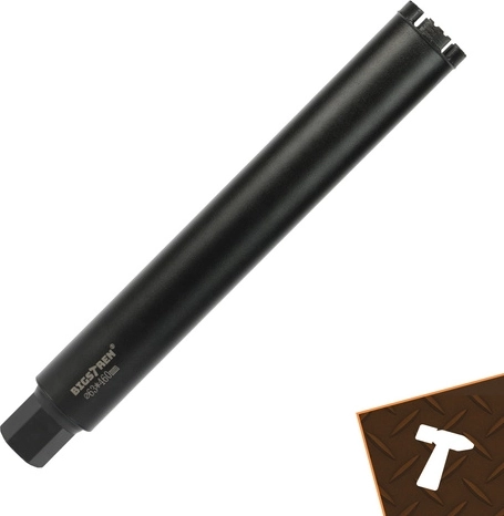 Deep penetration thanks to 450 mm length