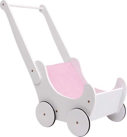 Small Foot white doll stroller