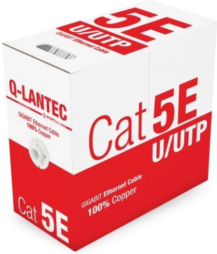Q-LANTEC cavo dati U/UTP cat. 5e, PVC, 100% rame, 305 m