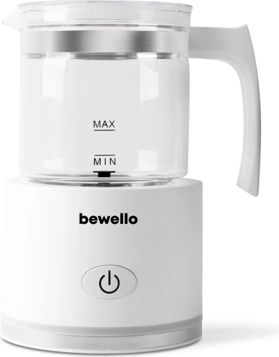 Bewello Electric Milk Frother, White